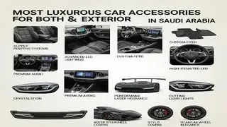 أفخم 10 اكسسوارات سيارات في السعودية: دليلك النهائي أفخم 10 اكسسوارات سيارات داخلية وخارجية في السعودية